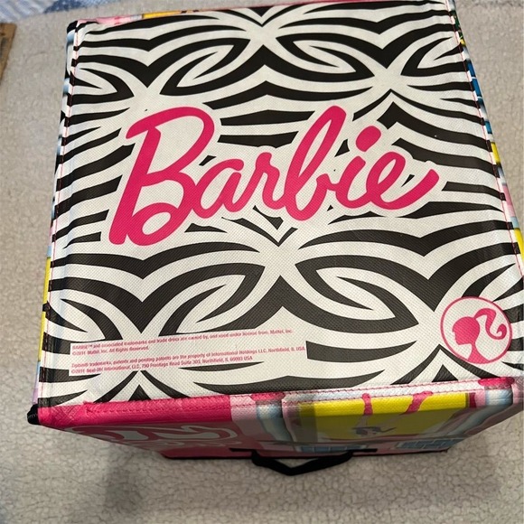 Barbie Zippered Collapsible Toy Box Playset for Ages 3 & Up - Picture 1 of 14